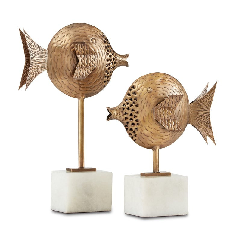 Cici Brass Fish Set