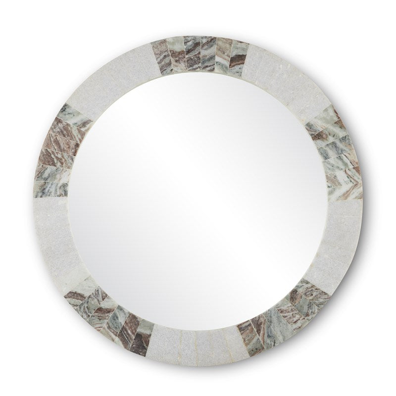 Blocked Marble Mirror