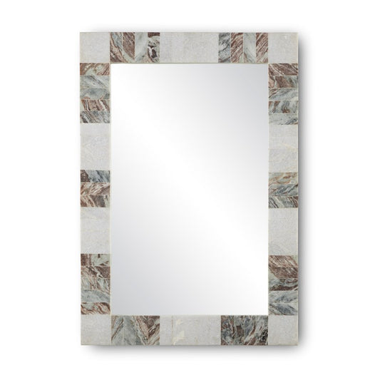 Blocked Marble Mirror