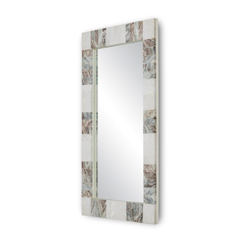 Blocked Marble Mirror