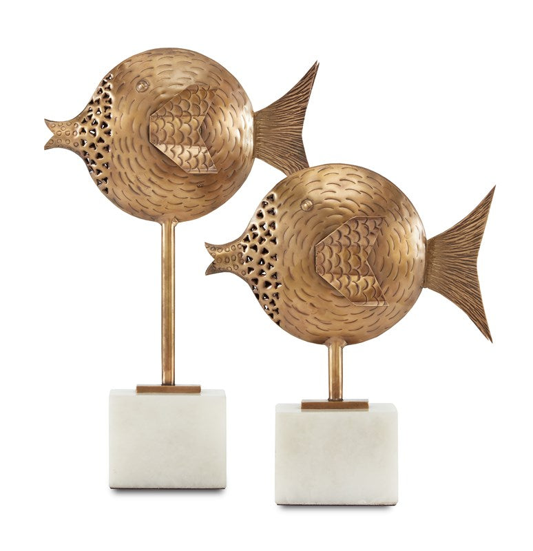 Cici Brass Fish Set