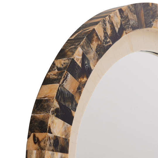Duality Faux Horn Mirror