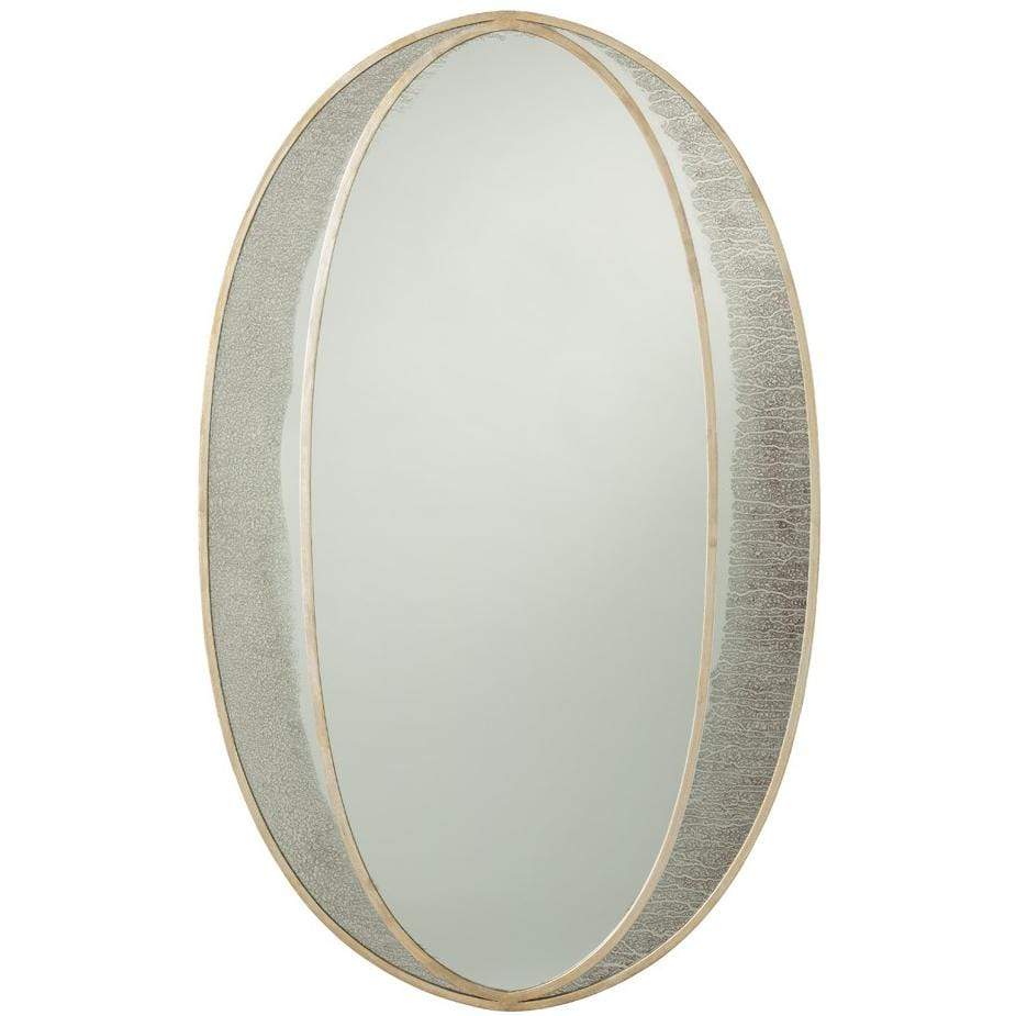 Oval Antique Mirror
