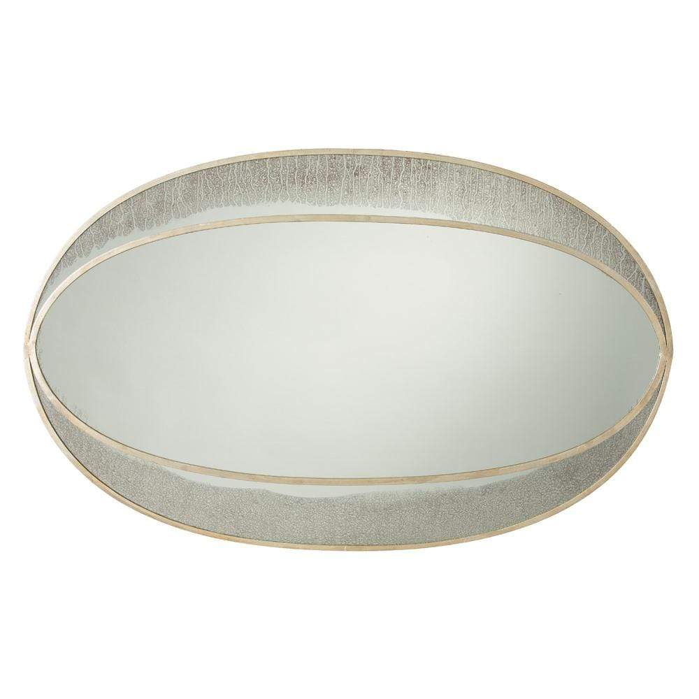 Oval Antique Mirror