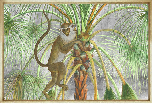 Patas Monkey on Silver
