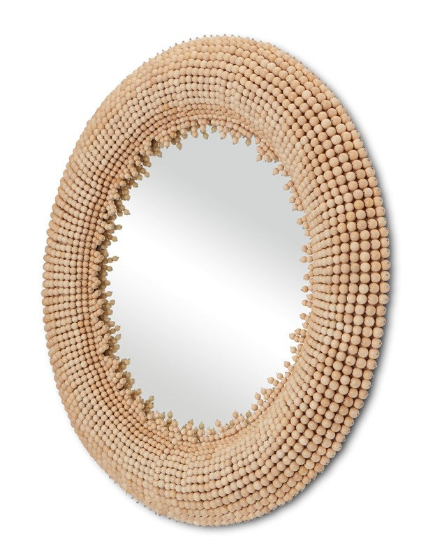 Beaded Fringed Mirror