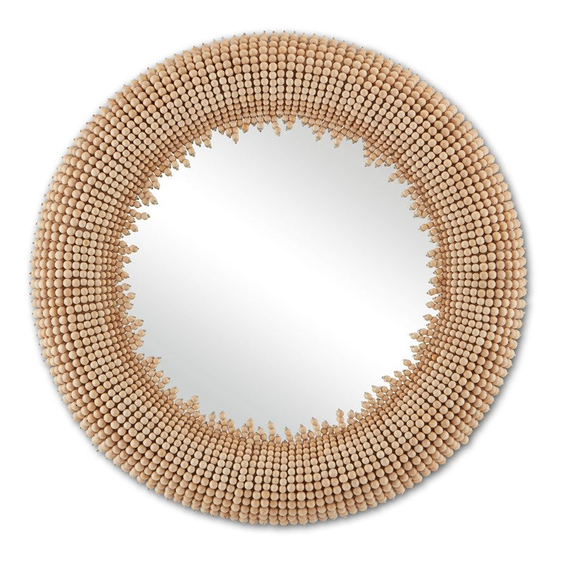 Beaded Fringed Mirror