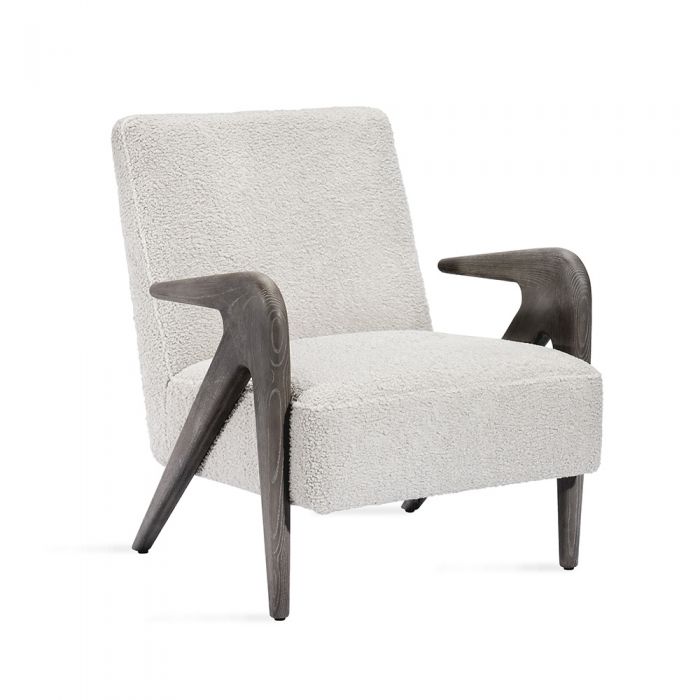 Audrey Faux Shearling Lounge Chair