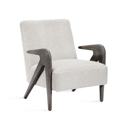 Audrey Faux Shearling Lounge Chair