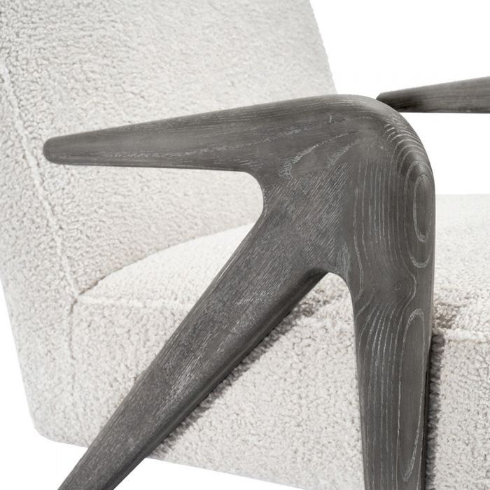 Audrey Faux Shearling Lounge Chair