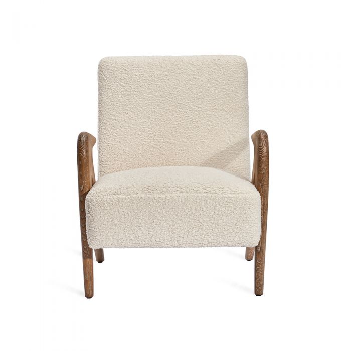 Audrey Faux Shearling Lounge Chair