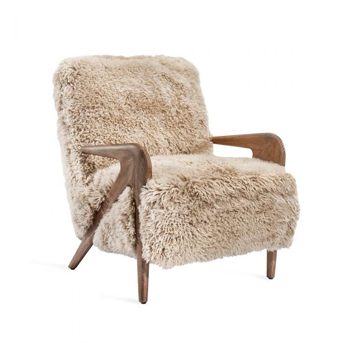 Audrey Sheepskin Lounge Chair