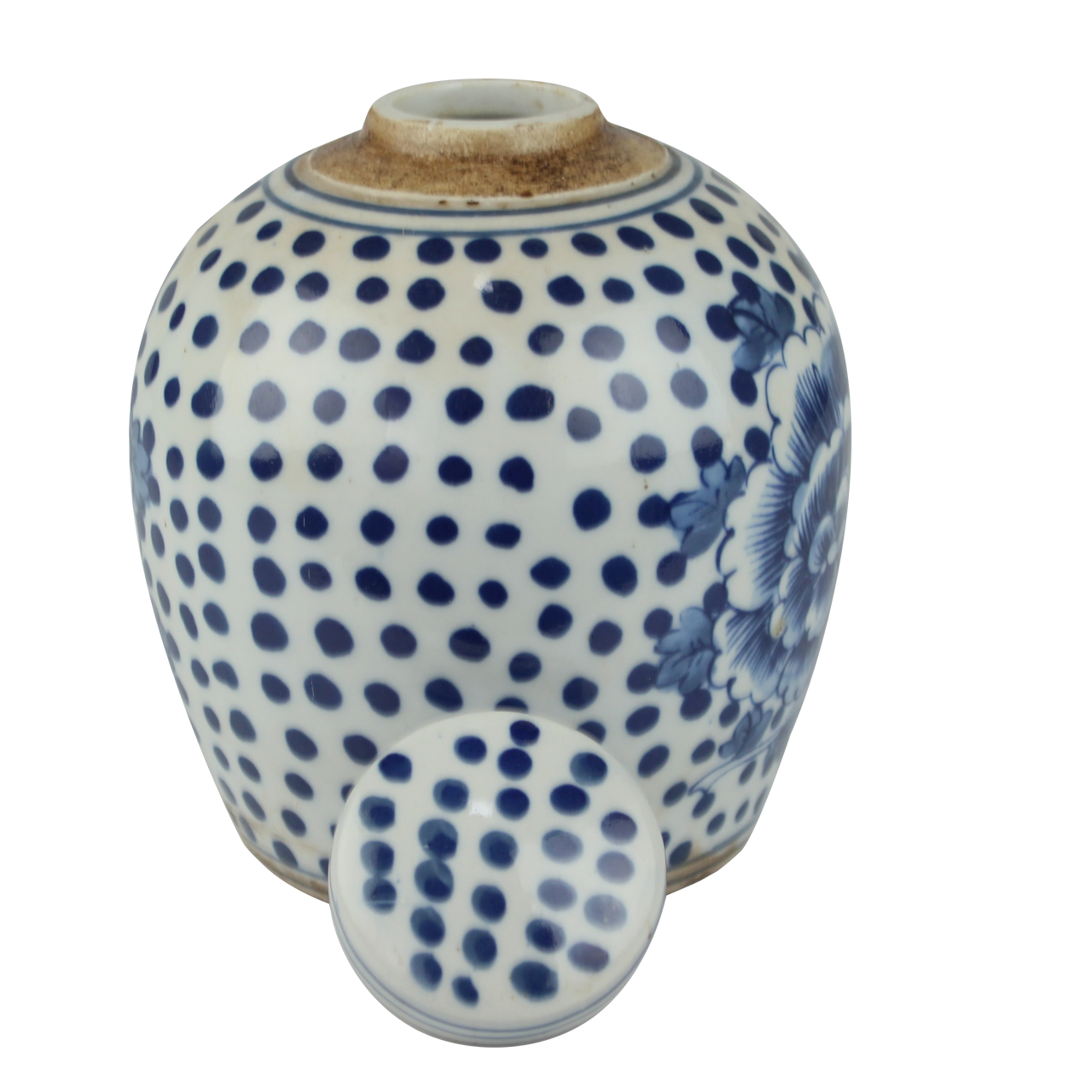 Blue Floral Mini Jars