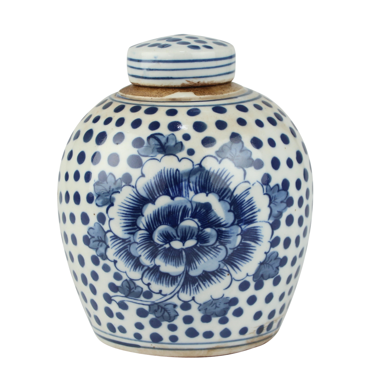 Blue Floral Mini Jars