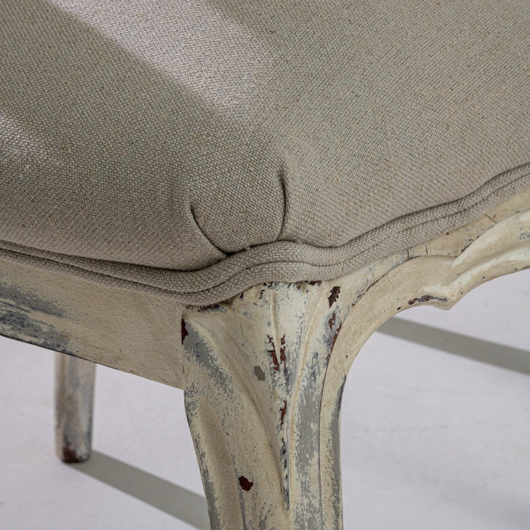 Set Of Wooden Chairs with Upholstered Seats