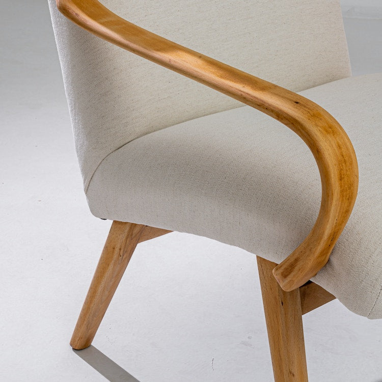 Czech Pair of Wooden Armchairs by Ton