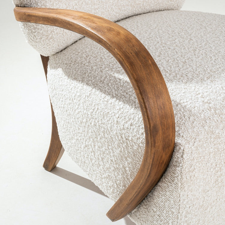 Pair Of Wooden Armchairs By J. Halabala