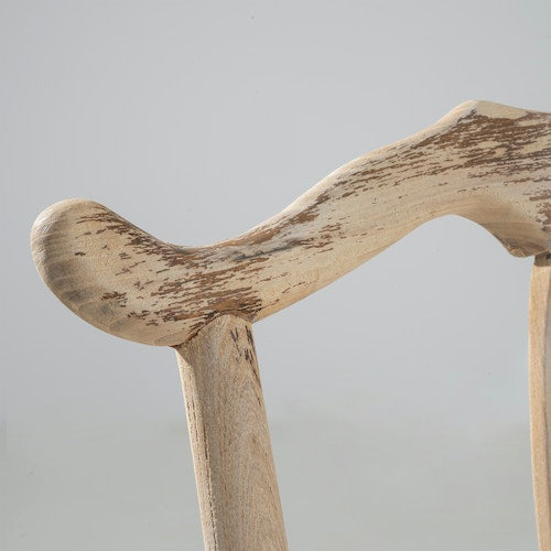 Chinese Pair Of Wooden Armchairs