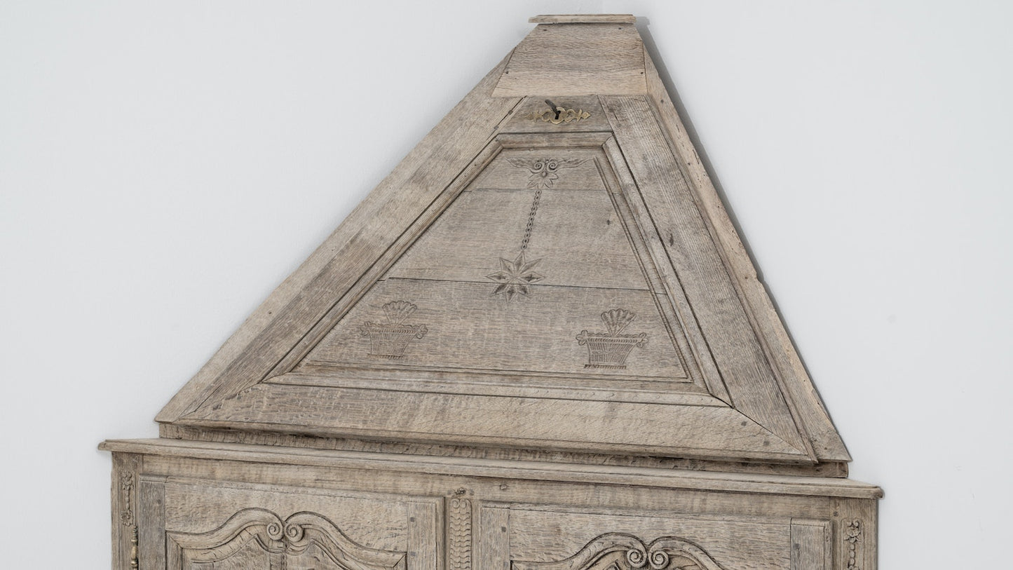 Oak Corner Cabinet