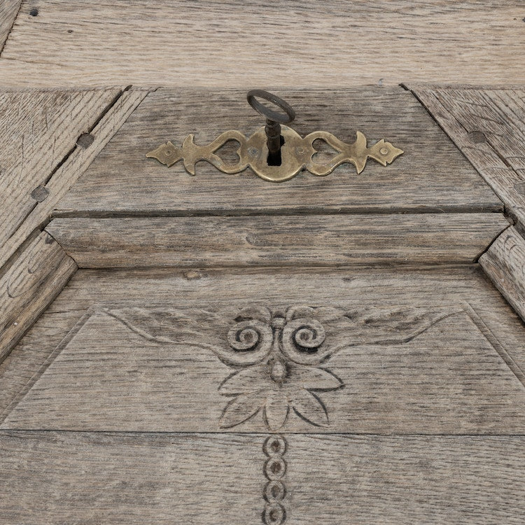 Oak Corner Cabinet