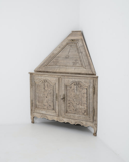Oak Corner Cabinet