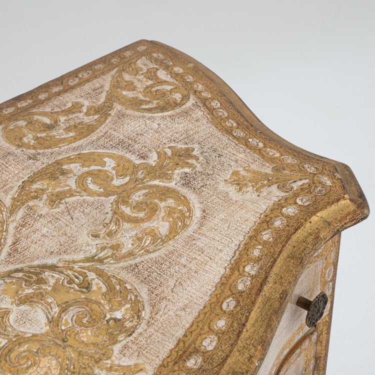 Gilded Queen Anne Nightstand