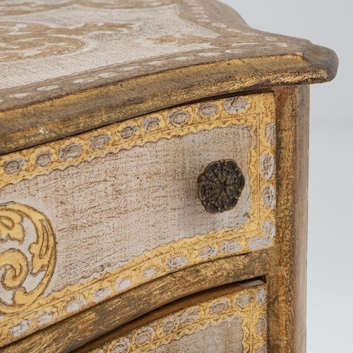 Gilded Queen Anne Nightstand