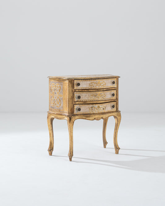 Gilded Queen Anne Nightstand