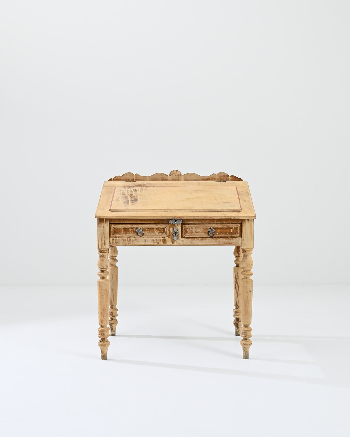 Oak Parisian Secretary Desk