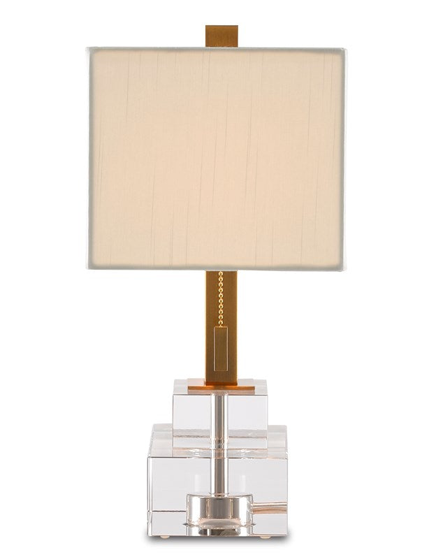 Rectangular Crystal Table Lamp
