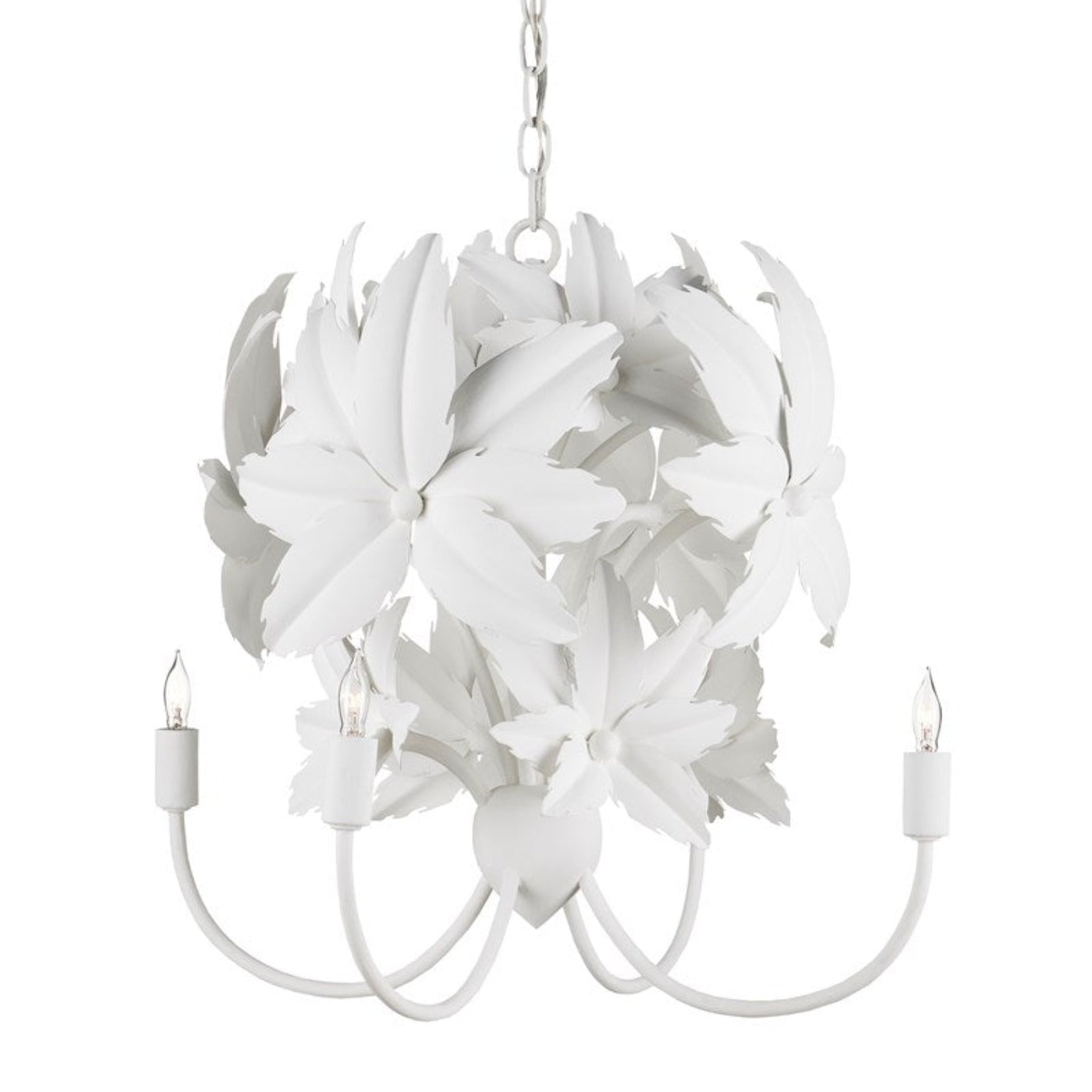 Swooping Floral Chandelier