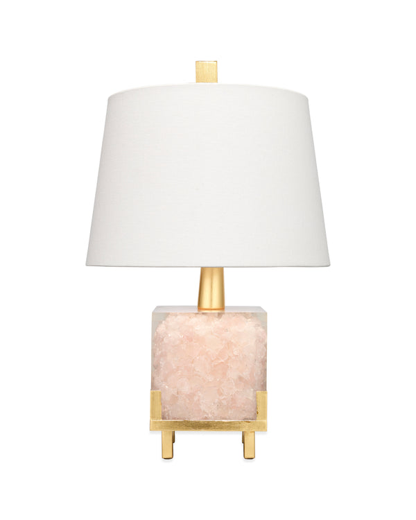 Jeweled Stone Table Lamp