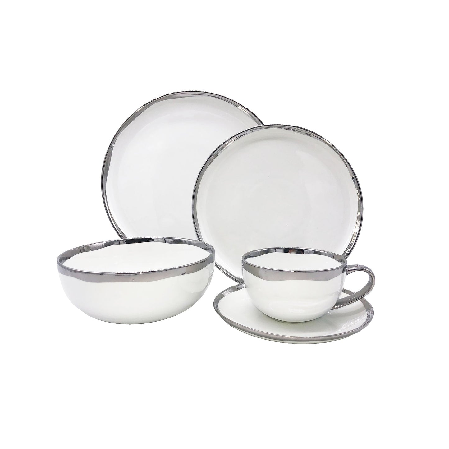 Dauville Platinum-5 Piece Place Setting