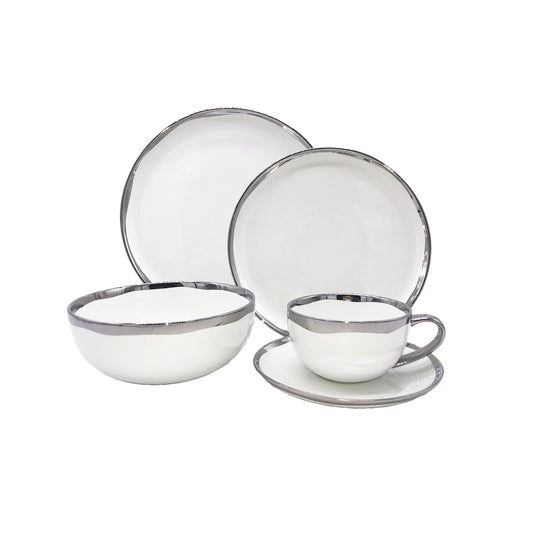 Dauville Platinum-5 Piece Place Setting