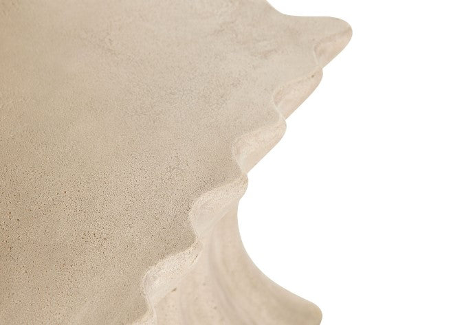 Travertine Wave Cocktail Table