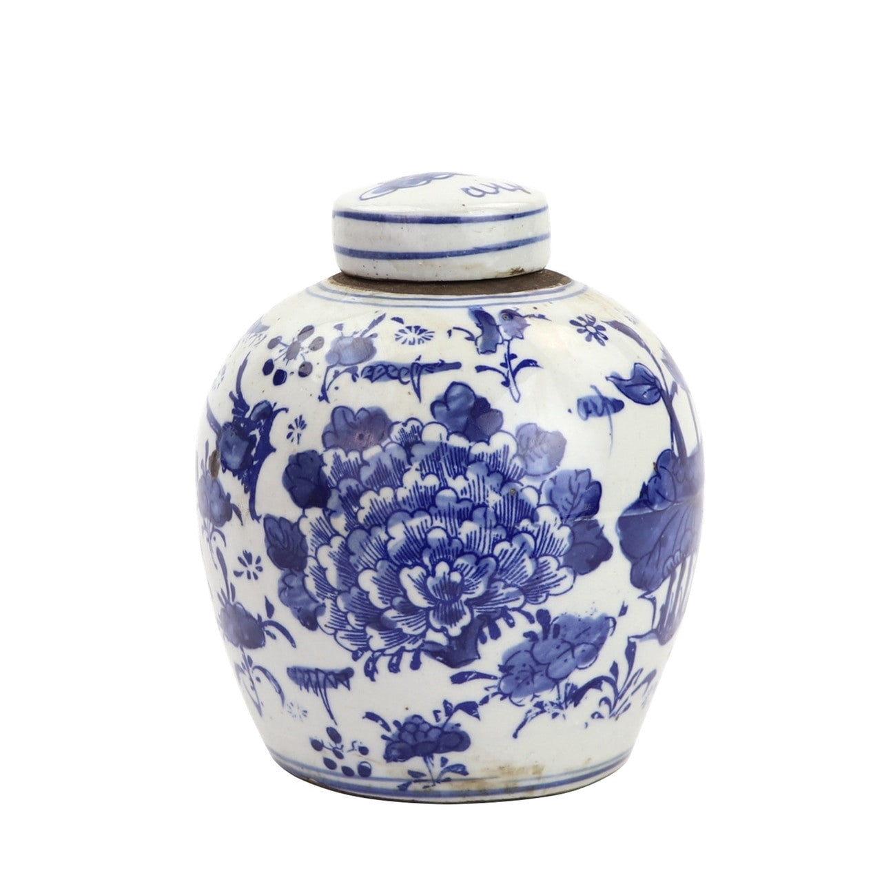 Blue Floral Mini Jars
