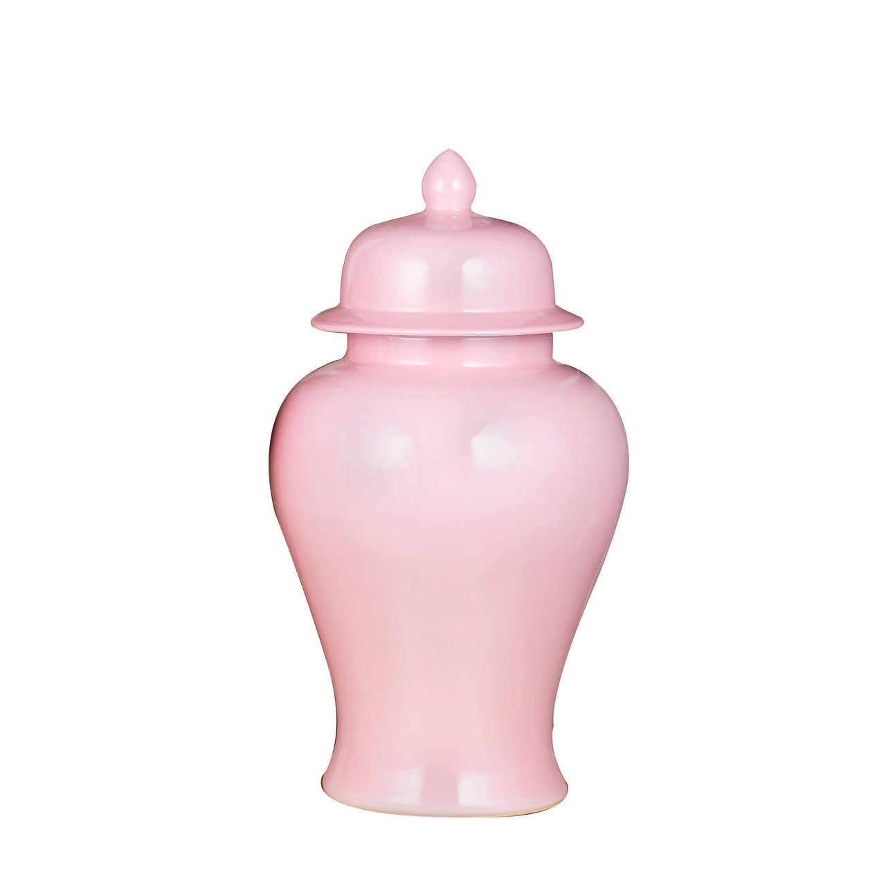 Blush Pink Porcelain Temple Jar