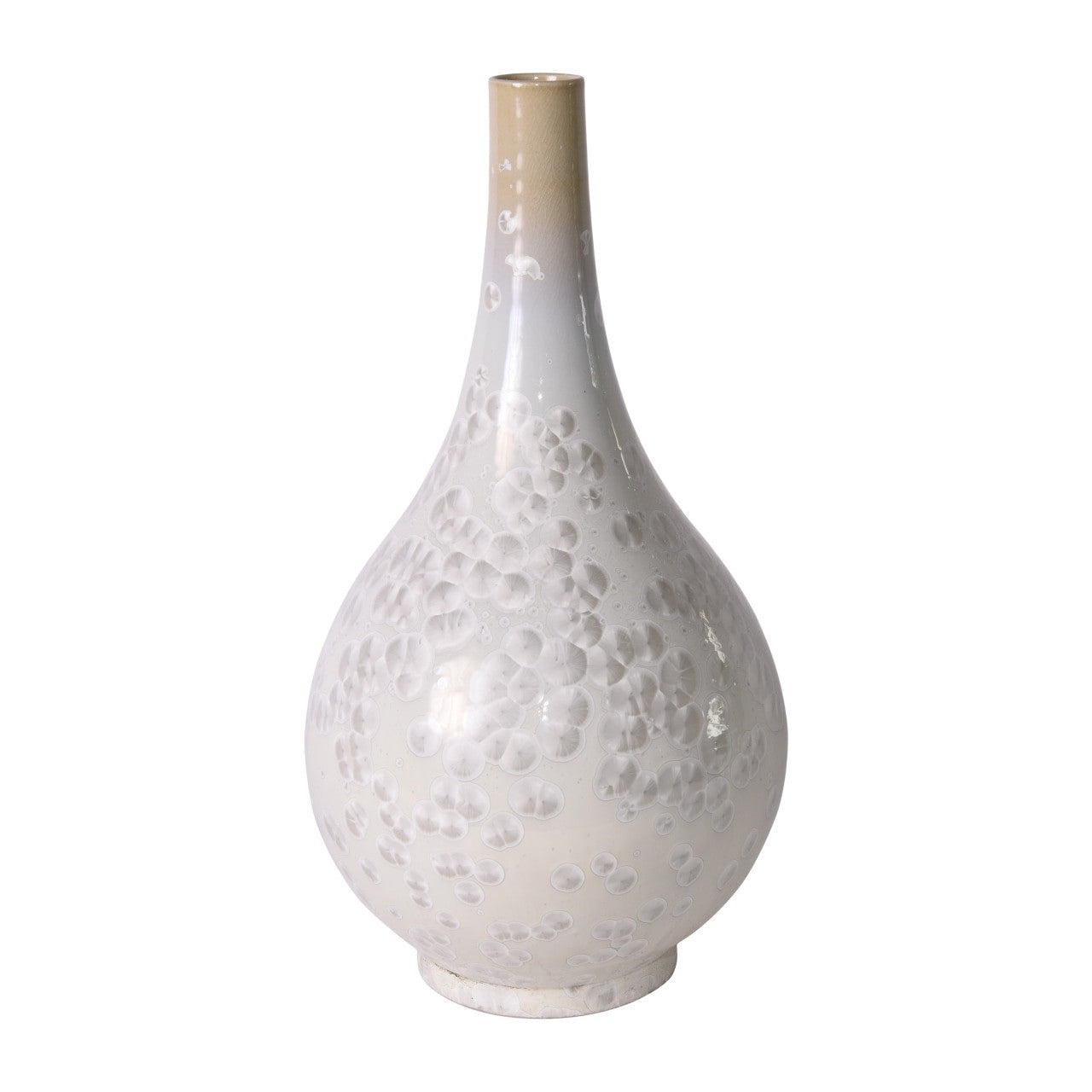 White Crystal Shell Long Neck Lamp