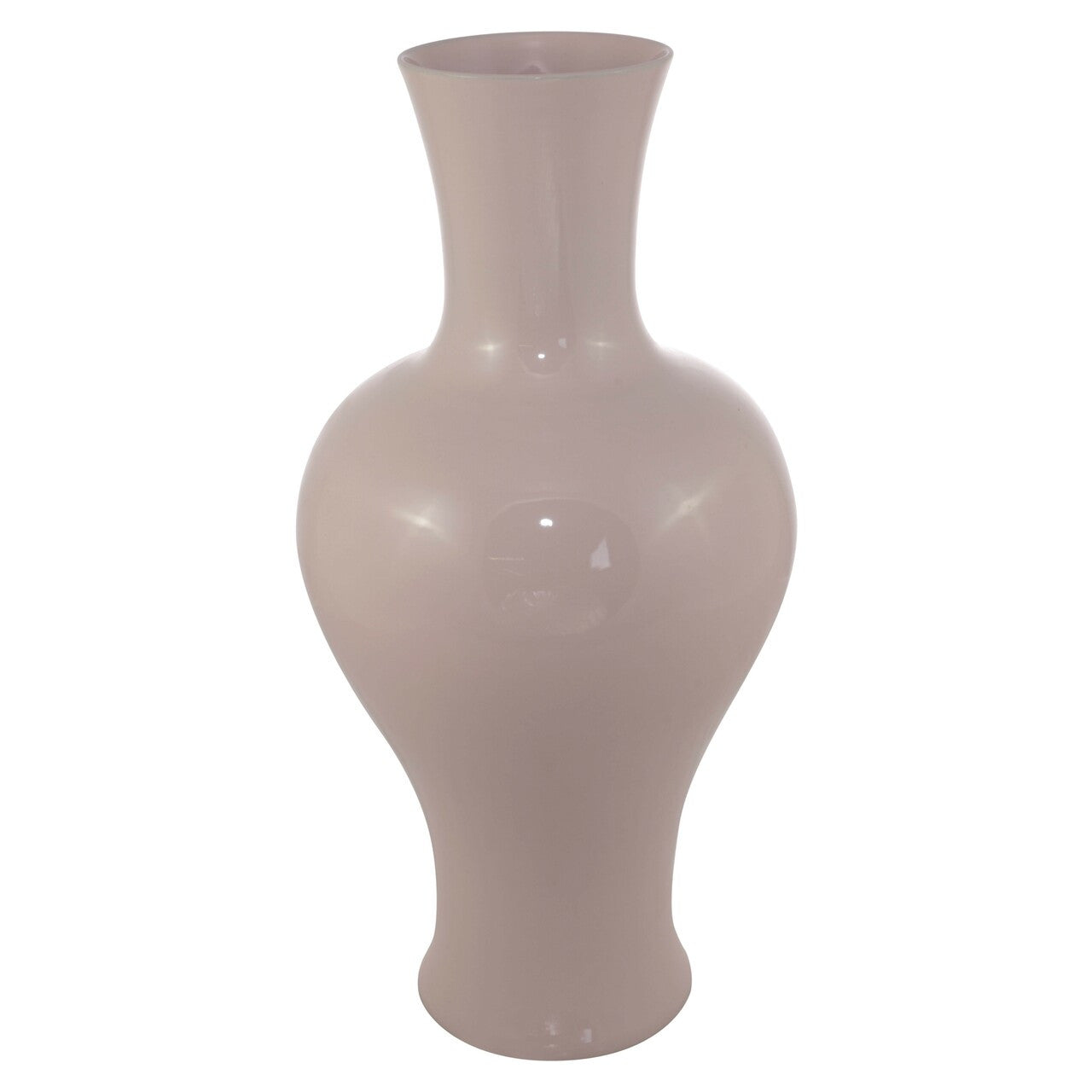 Blush Pink Fishtail Porcelain Vase