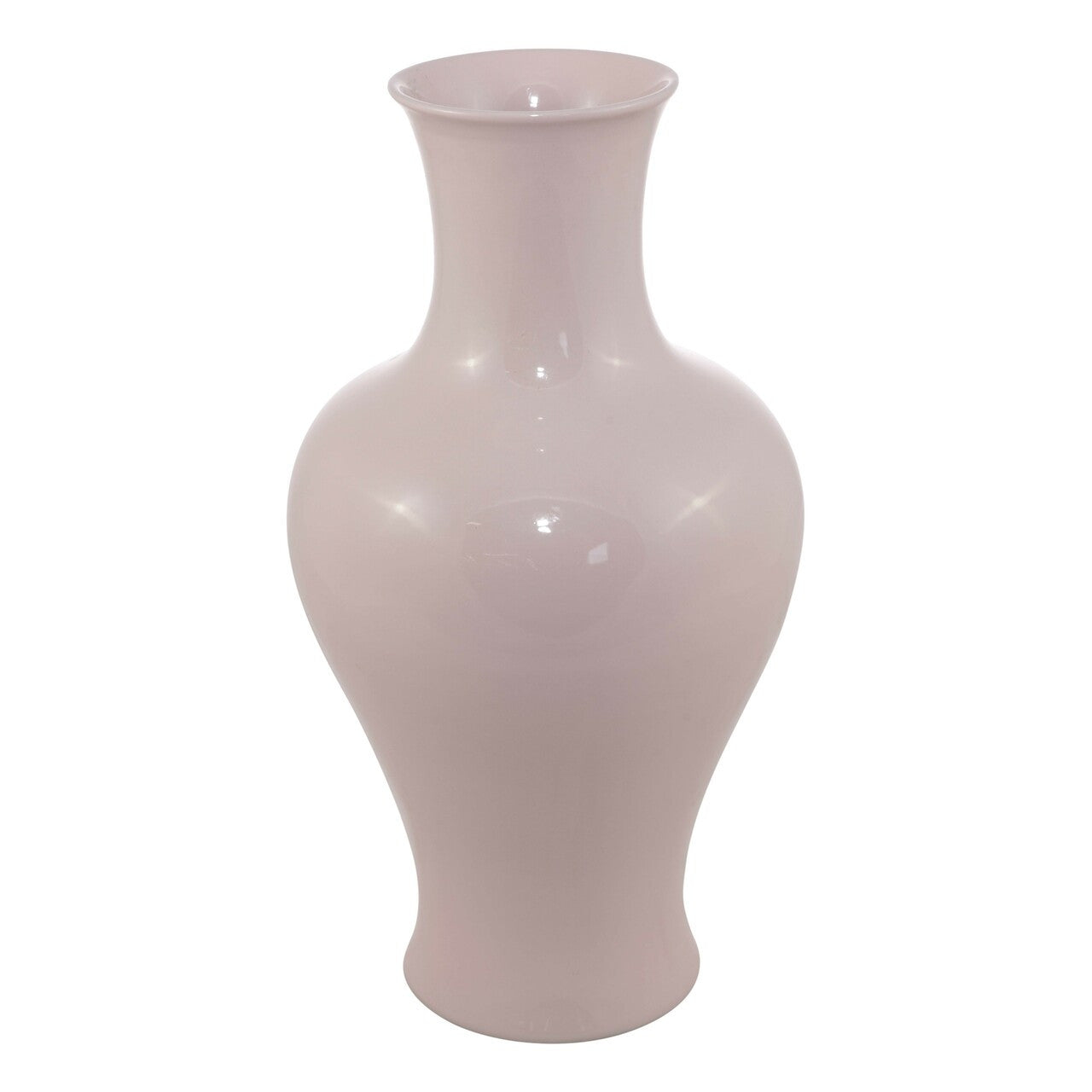 Blush Pink Fishtail Porcelain Vase