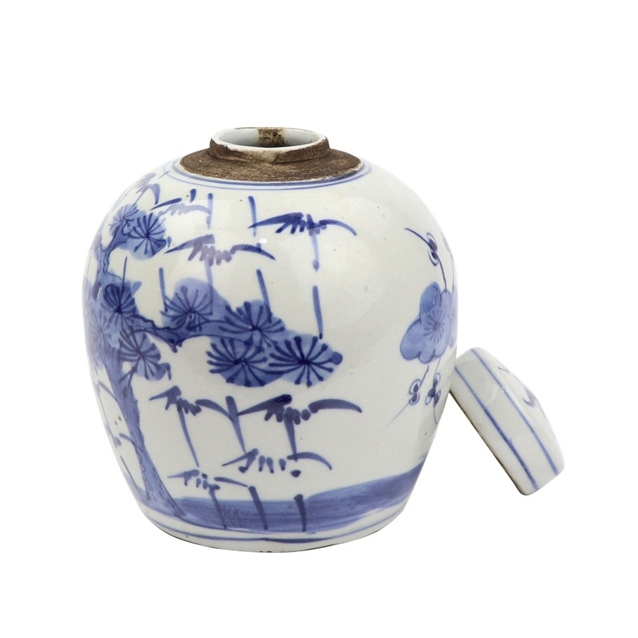 Blue Floral Mini Jars