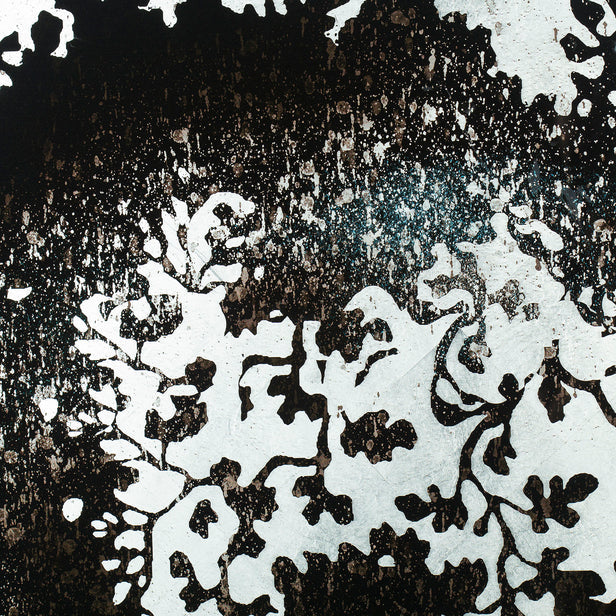 Sliver Leaf Floral Art
