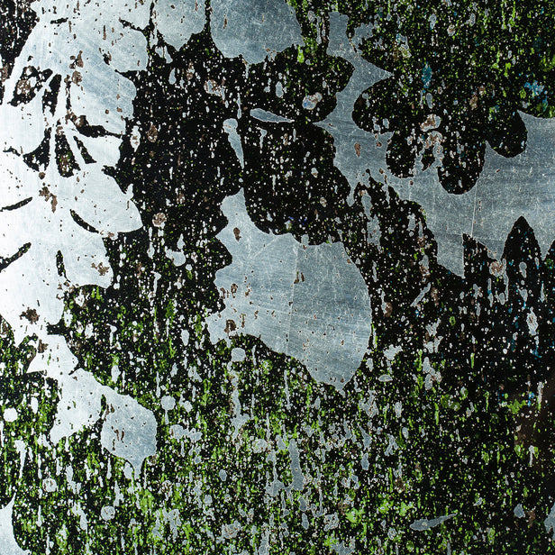 Sliver Leaf Floral Art