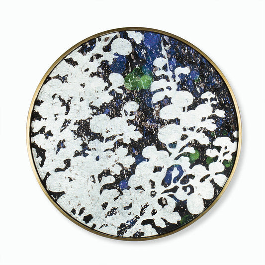 Sliver Leaf Floral Art