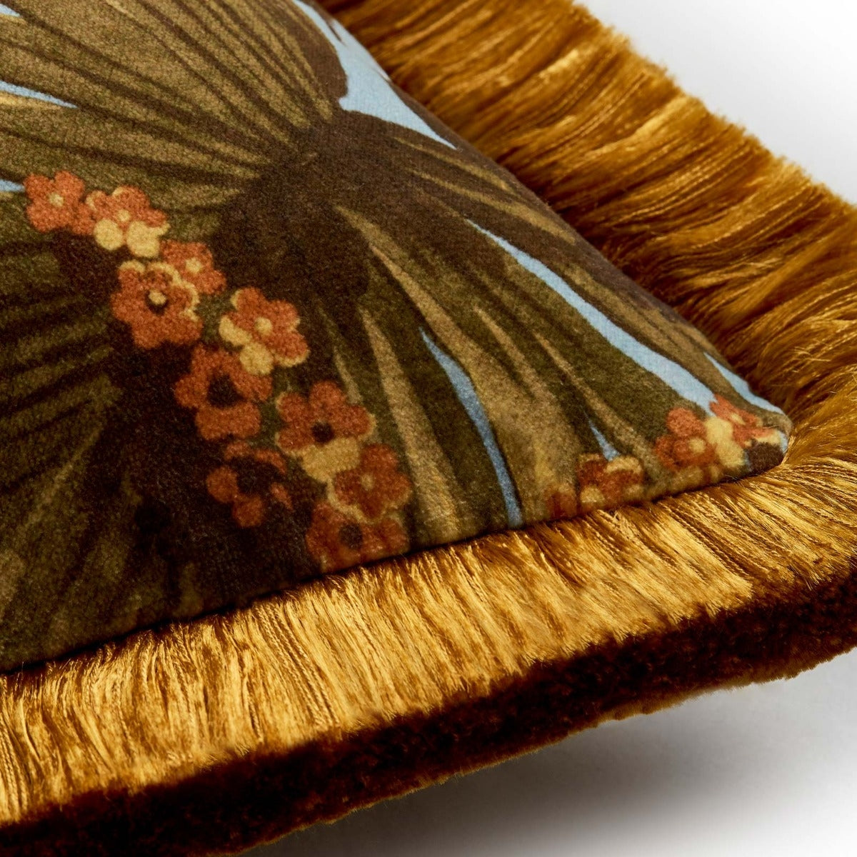Limerance Fridged Velvet Pillow