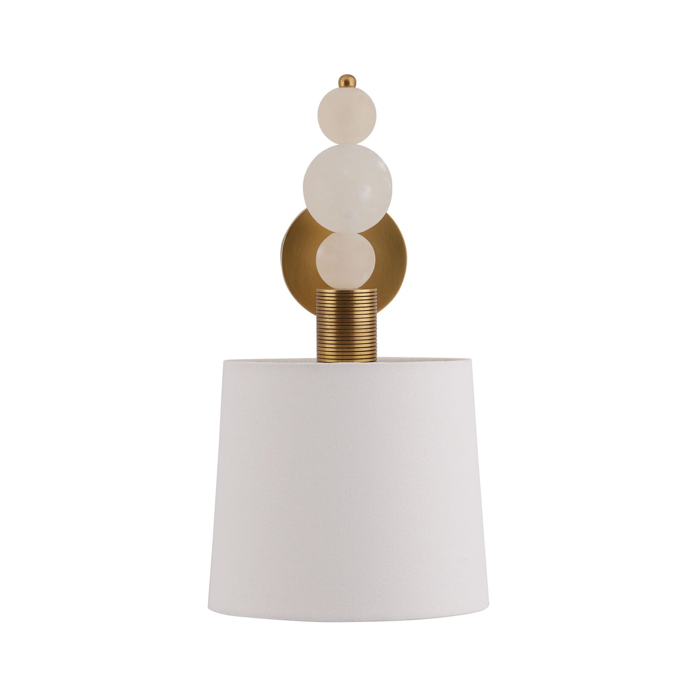 Stacked Alabaster Wall Sconce
