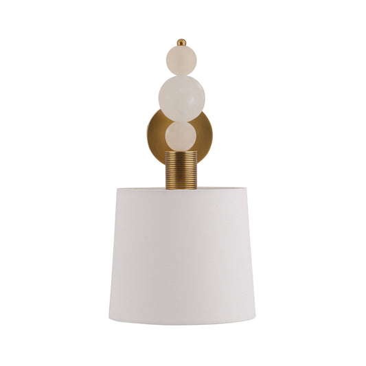 Stacked Alabaster Wall Sconce