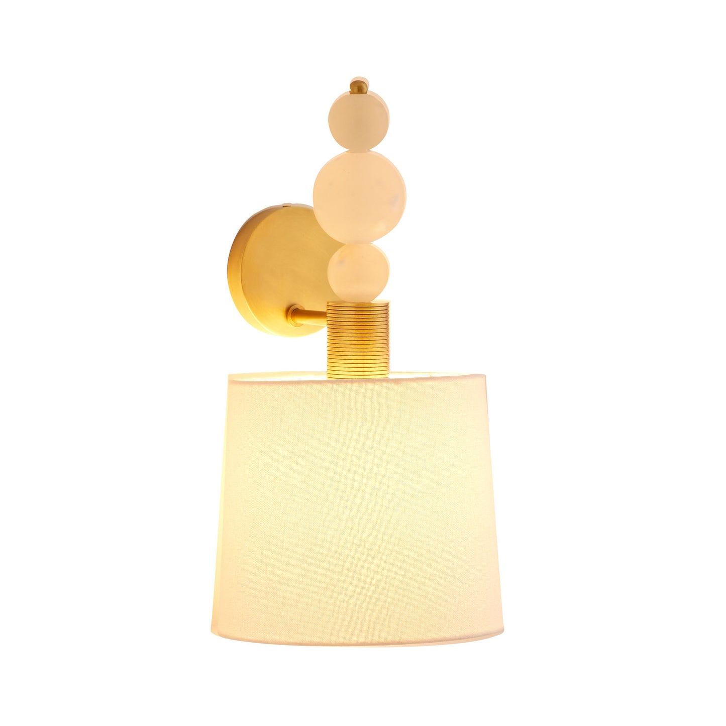 Stacked Alabaster Wall Sconce