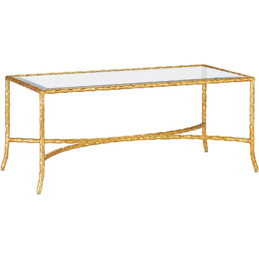 Gilt Twist Cocktail Table