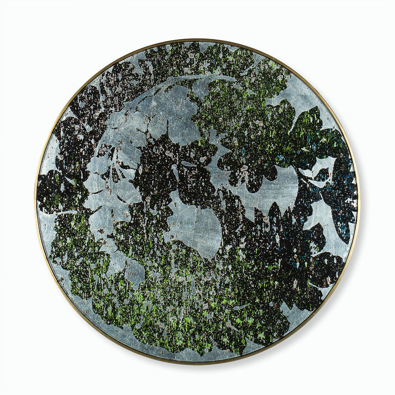 Sliver Leaf Floral Art
